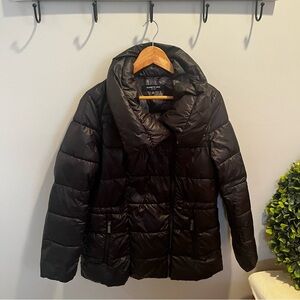 Kenneth Cole Women's Black Puffer Jacket